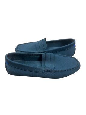 Rothy's The Driving Loafer Flat Comfortable Navy Blue Size 11.5 Mens